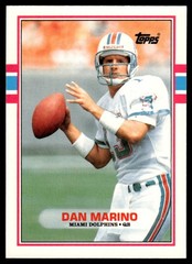 1989 Topps American/UK #33 Dan Marino Miami Dolphins