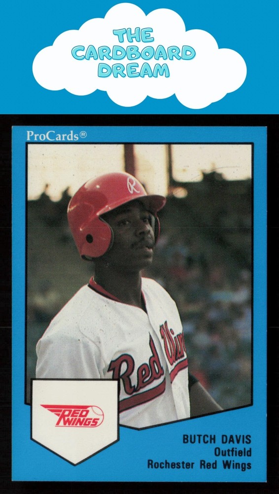 Butch Davis 1989 ProCards Triple A #1652 Rochester Red Wings Baseball Card