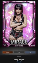 DIGITAL Topps WWE Slam Jacy Jayne Mirage 26 Aurora Base Iconic NXT Womens Card