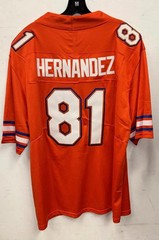 Men&rsquo;s Custom Stitched #81 Hernandez White/ Red/Navy Jersey XS – 5XL NEW
