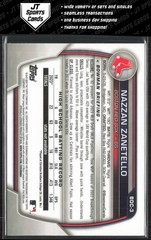 2023 Bowman Draft Nazzan Zanetello BDC-3 1st Purple Refractor /250 Red Sox