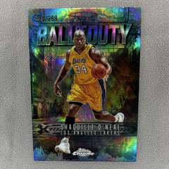 2025 Topps Chrome Ball of Duty BD-18 Shaquille O&rsquo;Neal /299