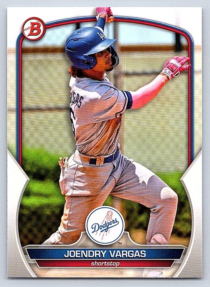 JOENDRY VARGAS DODGERS 2023 BOWMAN DRAFT #BD-74