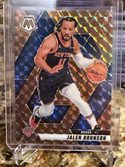 2024-25 Mosaic Jalen Brunson Bronze Mosaic Parallel 07/75🚨 Finals MVP 🚨