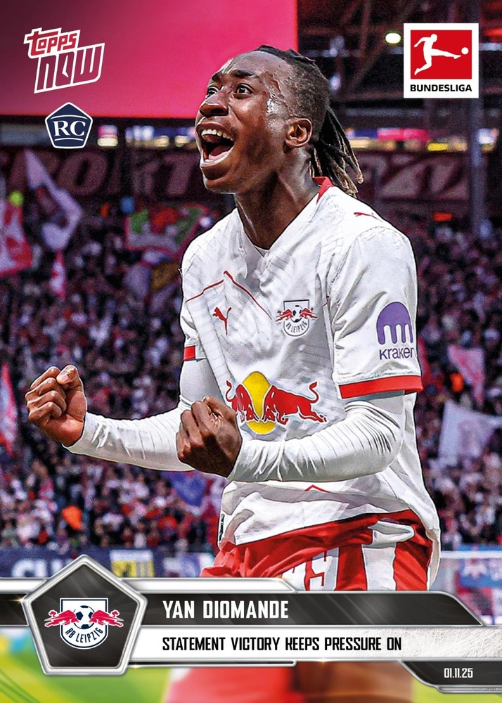 Yan Diomande Topps NOW Bundesliga 2025-2026 – RB Leipzig