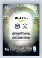 Naomi Girma 2025-26 Topps Chrome UWCL #QF-12 Queens Of Football