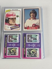 Lot of 100 PETE ROSE CARDS ~TOPPS OPEECHEE FLEER DONRUSS NRMT VTG & Team Cards