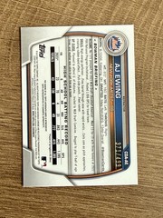 💥AJ Ewing💥2023 Bowman Chrome Auto Refractor /499🔥