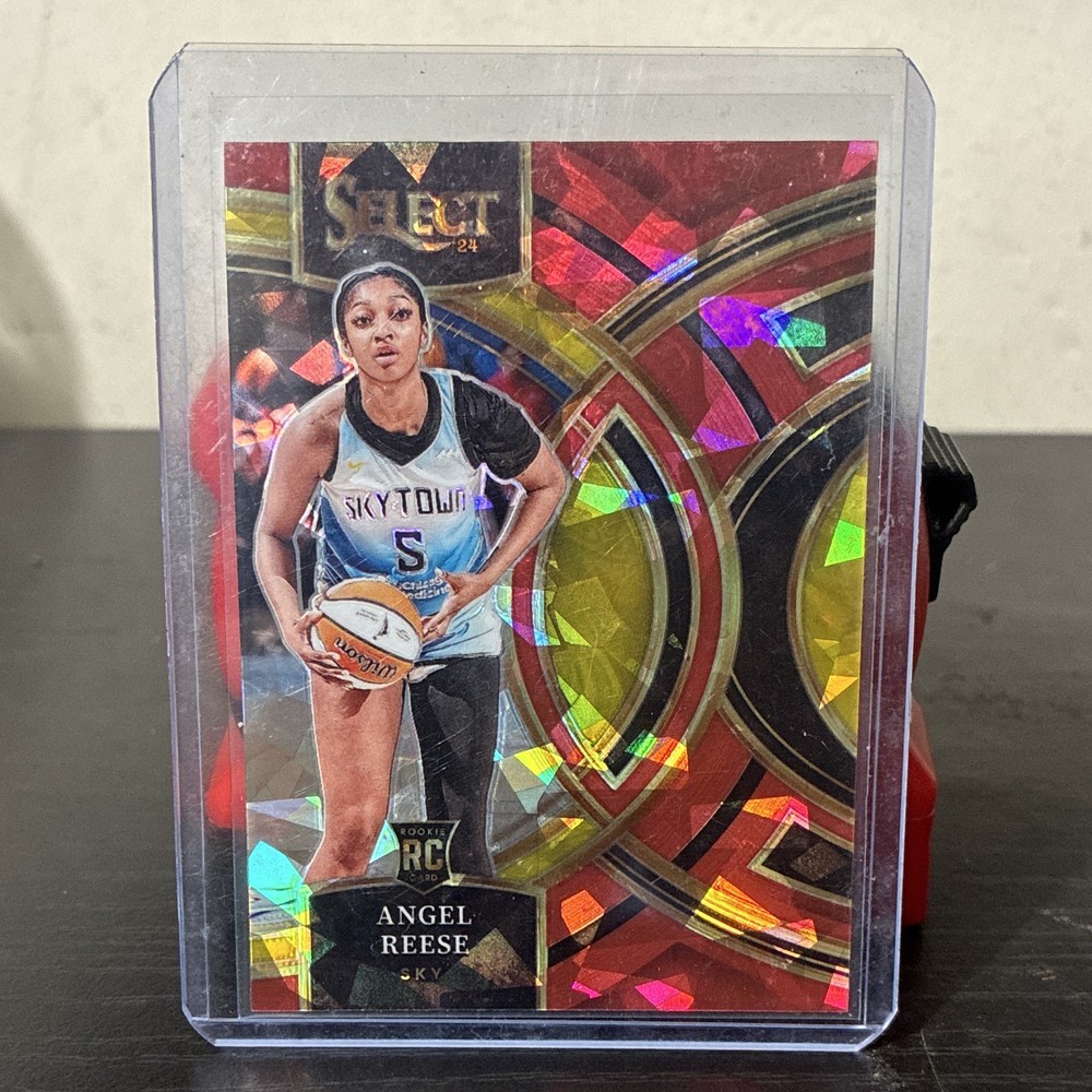 2024 Panini Select WNBA – Premier Level Angel Reese #147 Red Ice Prizm (RC)