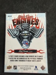 2024-25 Upper Deck Synergy – Start Your Engines Matt Rempe #SYE-14 (RC)