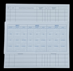 Checkbook Transaction Registers 2022 2023 2024 Bank Deposit Debit Book Record