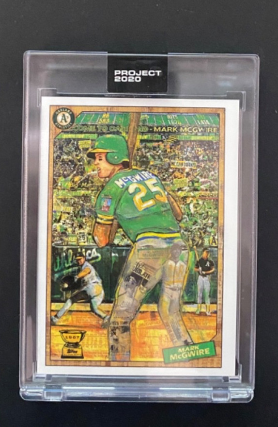 2020 Topps Project Mark McGwire #97 Athletics w/box