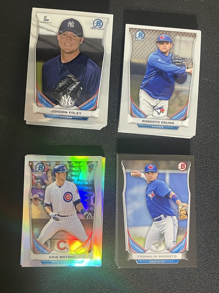 2014 Bowman Draft Baseball Chrome Refractor Black Parallel Choose Pick Your Card