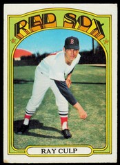 1972 Topps Ray Culp 2 Boston Red Sox