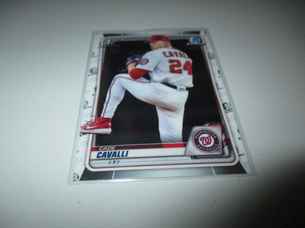 Cade Cavalli 2020 1st Bowman Chrome Draft #BD-24