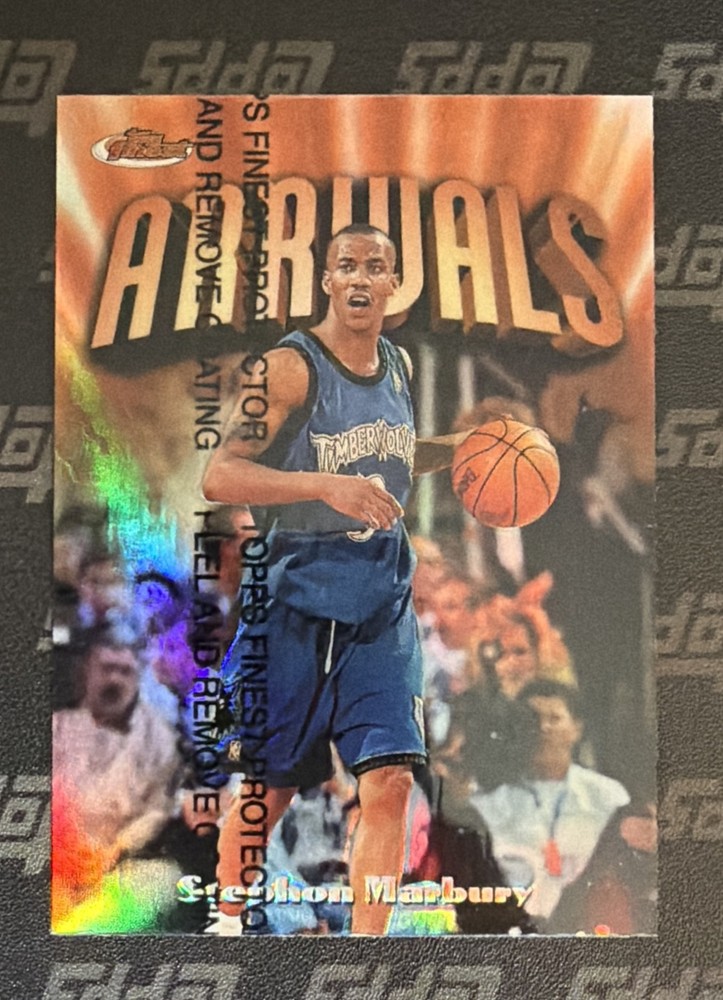 1997-98 Topps Finest – Common Bronze Stephon Marbury #249 Refractor