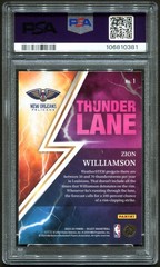2023 Select Zion Williamson Thunder Lane PSA 10 No. 01