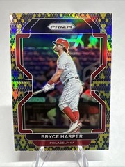 2022 Panini Prizm – Bryce Harper #6 Snake Skin Prizm /50