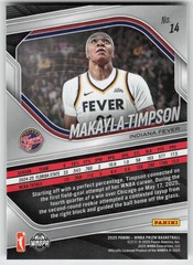 2025 Panini Prizm WNBA #14 Makayla Timpson RC