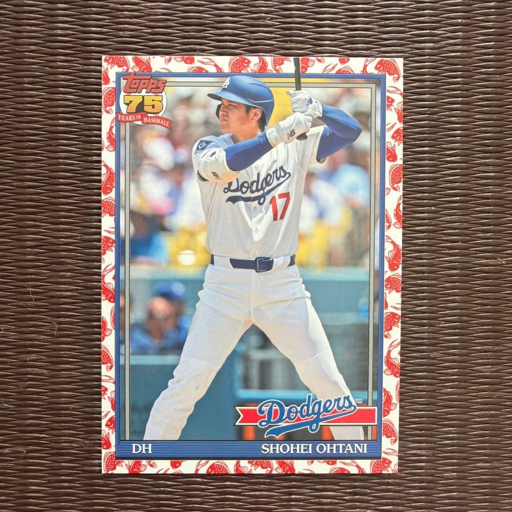 Shohei Ohtani 2026 Topps Series 2 Koi Fish Parallel Dodgers Card 91B2-1