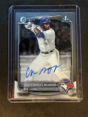 2025 Bowman | Charles McAdoo | 1st Bowman Chrome Auto | Blue Jays