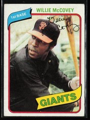 Willie McCovey 1980 Topps #335 San Francisco Giants