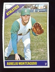 1966 Topps Baseball Card #532 Aurelio Monteagudo Single Print EXMT