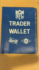 Vintage Sunoco DX 1972 NFL Football Trader Wallet For Stamps NOS