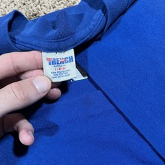 Vintage 90s Duke Blue Devils T Shirt NCAA Basketball Size L Made In USA