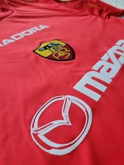 Francesco Totti #10 AS Roma New Men’s Retro Vintage Home Red Soccer Jersey – L