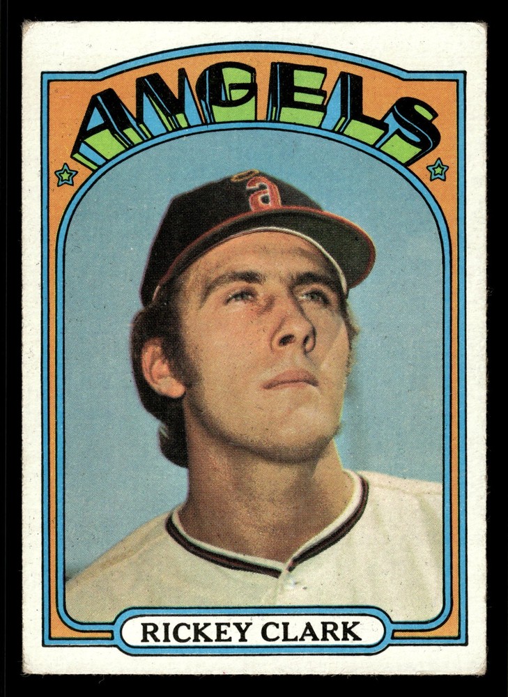 1972 Topps Rickey Clark #462 – California Angels – VG