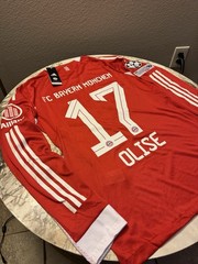 adidas Bayern Munich Olise #17 Officialy Licensed Long Sleeve Jersey Size XL