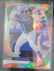 Lot Of (6) Randy Arozarena Rookies – Optic Silver,Prizm 2Teal,Tie Dye,White&RWB