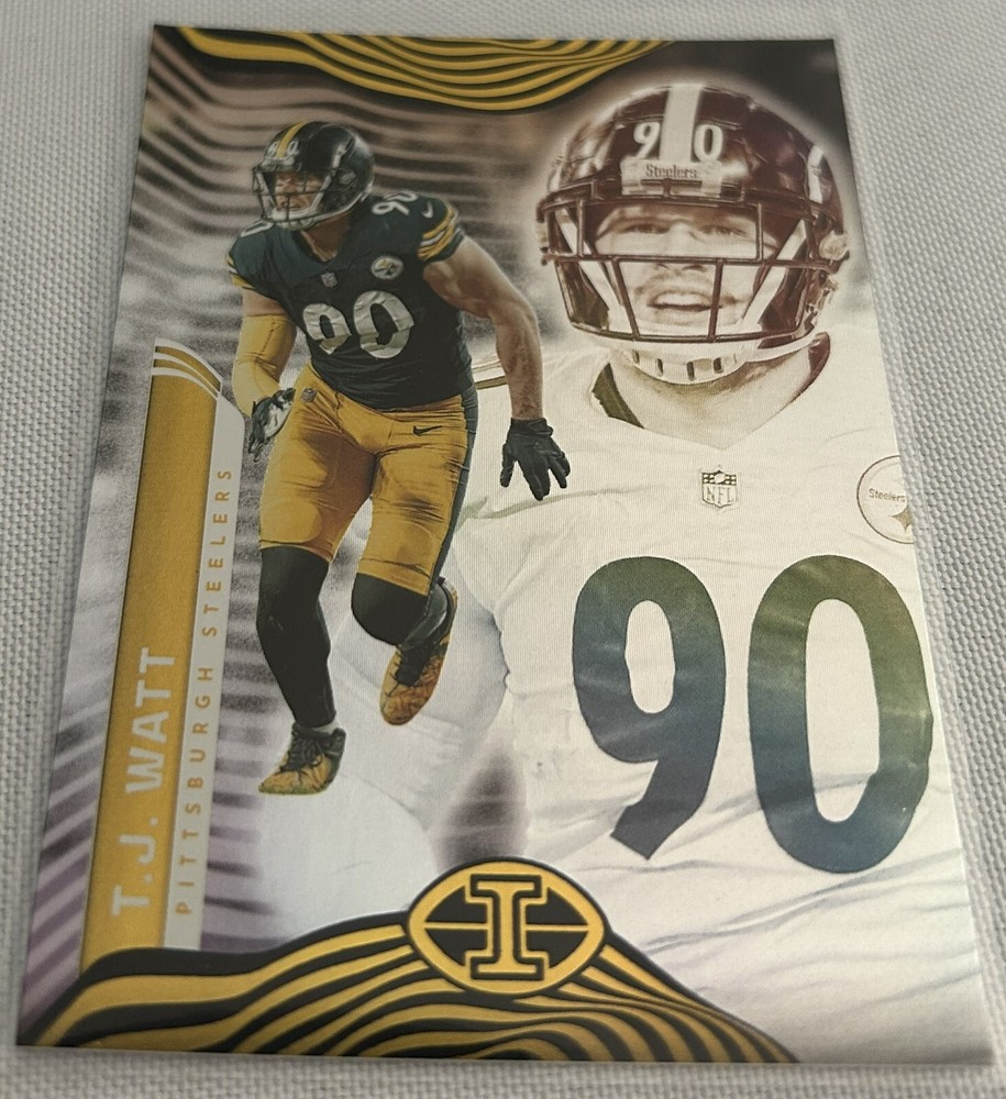 2022 Panini Illusions Football T.J. Watt Pittsburgh Steelers base card #85