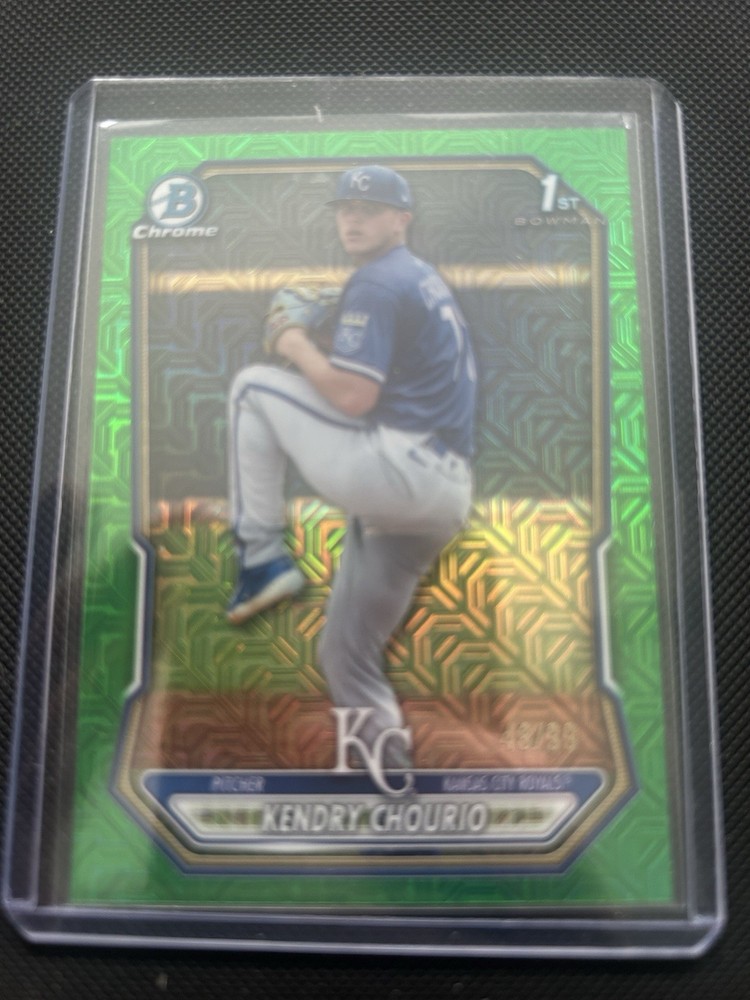 2026 Bowman Chrome 1st Kendry Chourio Green Mojo /99 Royals