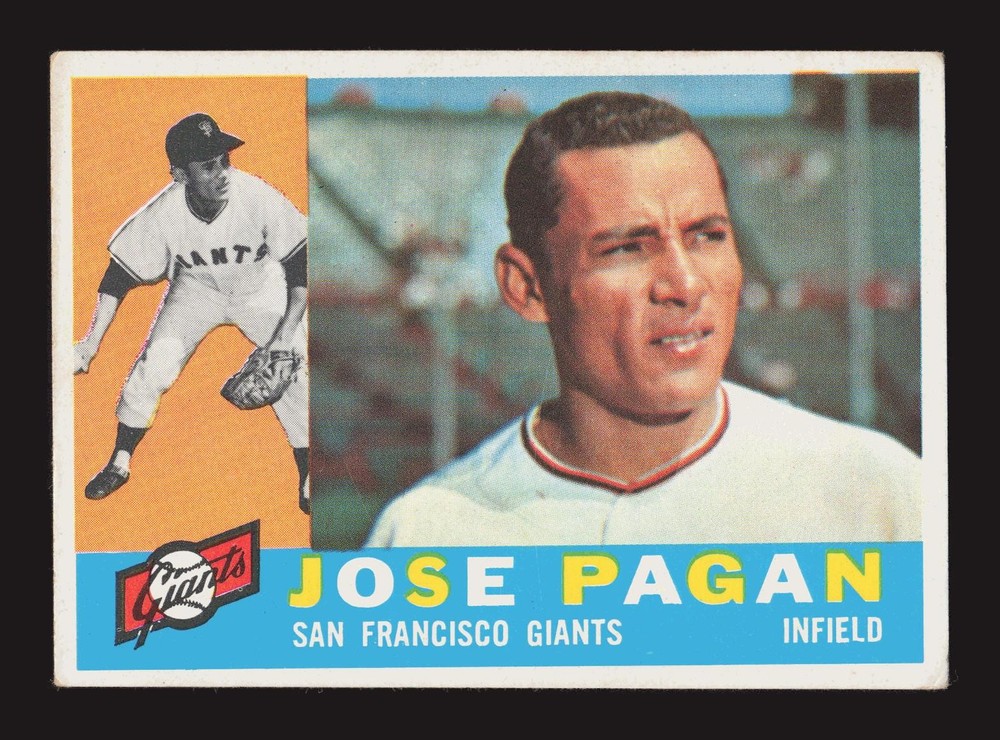 Jose Pagan 1960 Topps #67 RC TYW7