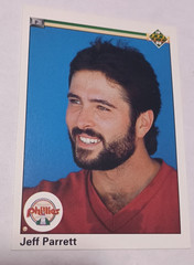 Jeff Parrott Baseball Card 1990 UPPER DECK#92