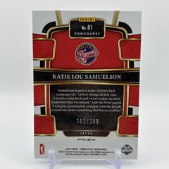 Katie Lou Samuelson #81 2024 Select WNBA Concourse Red & Blue Prizm /399 Panini