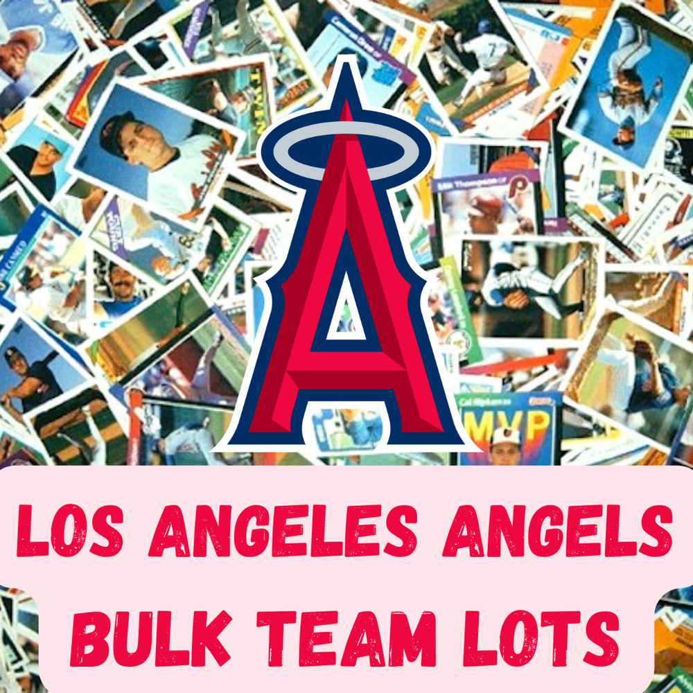 Los Angeles Angels Bulk Team Lots – Stars, HOF, Rookies, from 1980 to present