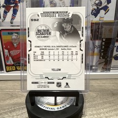 Upper Deck 2025-26 O-Pee-Chee Marquee Rookie Yellow Matthew Schaefer #592