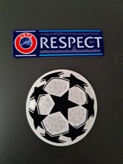 Champions League Patch Badge Set Respect Starball .. Any Team…