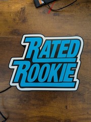 Donruss Rated Rookie LED Sign – 3D Printed Baseball Card Display Light | Sports