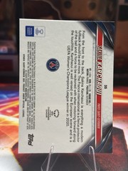 2024 TOPPS Chrome Sapphire Sakina Karchaoui Orange Cracked Ice 7/25 RC Jersey #
