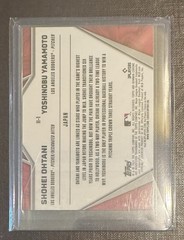 2024 Bowman Chrome International Impact Shohei Ohtani, Yoshinobu Yamamoto