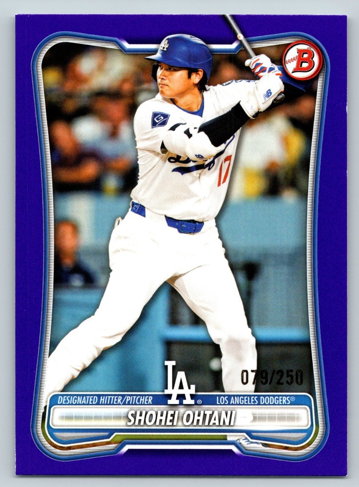 Shohei Ohtani 2026 Bowman #52 True Purple /250 Dodgers Paper