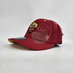 AS Roma 1927 Soccer Team Serie A Fi Collection Mens L/XL Stretch Cap Maroon NEW