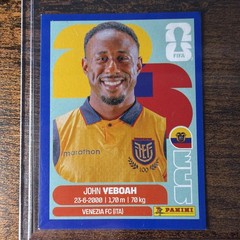 Panini FIFA World Cup 2026 John Yeboah Ecuador Venezia FC ECU 14 Soccer Card