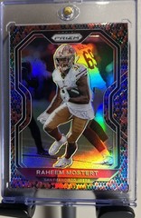 2020 Panini Prizm – Raheem Mostert Black/Red Snake Skin Prizm #284 SP 49ers