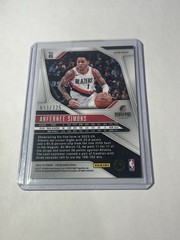 2024-25 Panini Prizm – Anfernee Simons #45 Fast Break Orange Prizm /125
