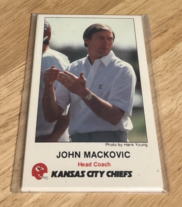 1985 Kansas City Chiefs 10 Card Police Safety Set – John Mackovic – Sealed